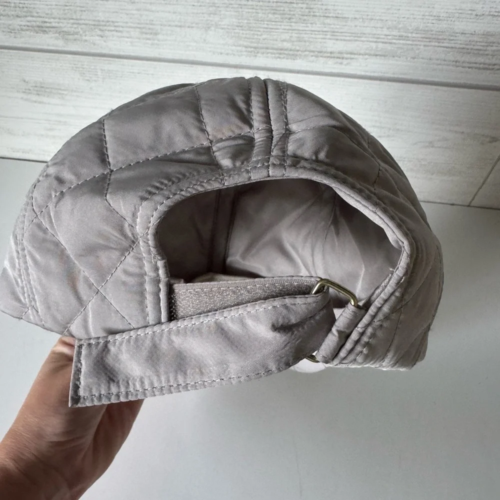 H&M Quilted Taupe Cap